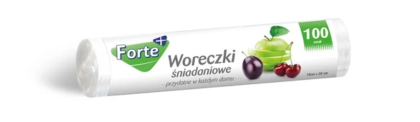 Pusryčių maišeliai FORTE+, 100 vnt., ST