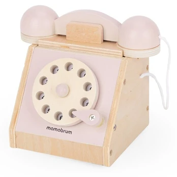 Medinis žaislinis telefonas Mamabrum