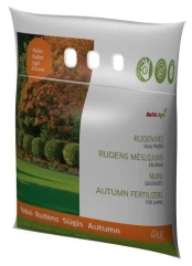Rudeninės vejų trąšos, 4 kg kaina