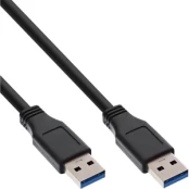Laidas InLine USB 3.0 A male, USB 3.0 A male, 0.3 m kaina