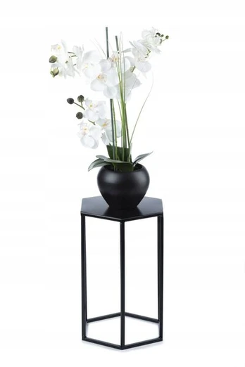 Gėlių stovas juodas 40 cm