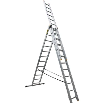 Trijų dalių daugiafunkcinės kopėčios DRABEST „PRO“ 3x12