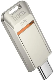 Atminties kortelė HOCO atmintukas USB A + USB C UD17 16GB USB3.0 kaina