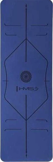 YM10 YOGA MAT TPE DARK Mėlynas HMS