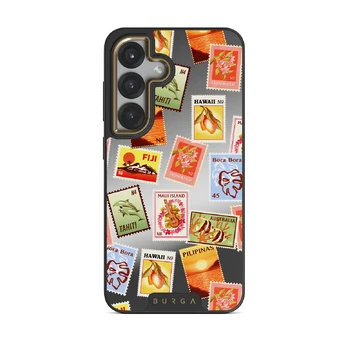Paradise - Samsung Galaxy S25 Plus Case, Elite Mirror Dark (Magnetic) / Gold