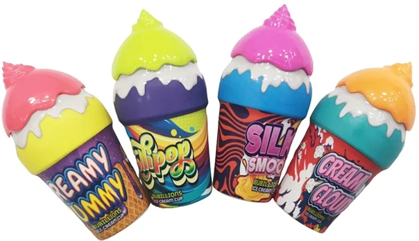 Koala Games G2660 Bubbles In An Ice Kreminis Cup-Shaped Container (Random Color)