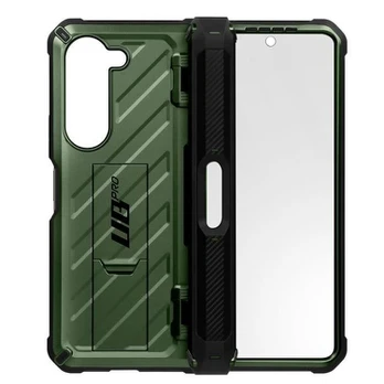 Apsauginis dėklas - SUPCASE - Unicorn Beetle Pro - Samsung Z Fold 5 - Žalias - Karinės normos MIL STD 810G
