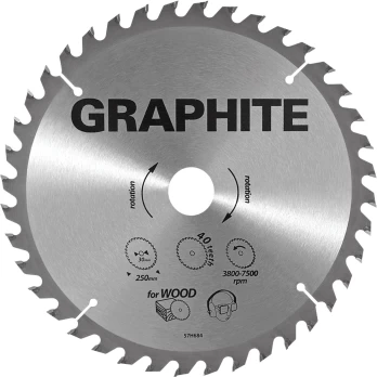 Graphite Village Shield 255x30mm 40 dantys 57H686