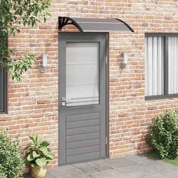 Stogelis durims, juodos spalvos, 80x100cm, polikarbonatas