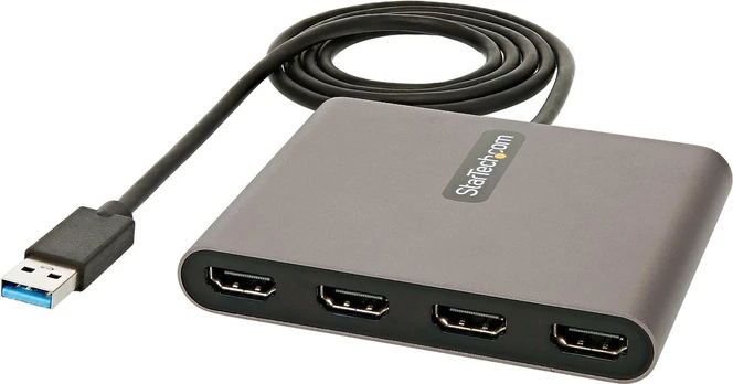 Adapteris Startech USB32HD4, USB 3.0, HDMI