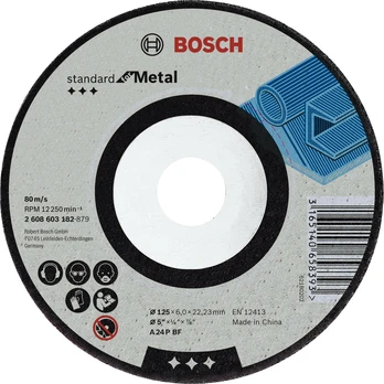 Bosch Standartinis metalo šlifavimo diskas, 230 mm, šlifavimo diskas