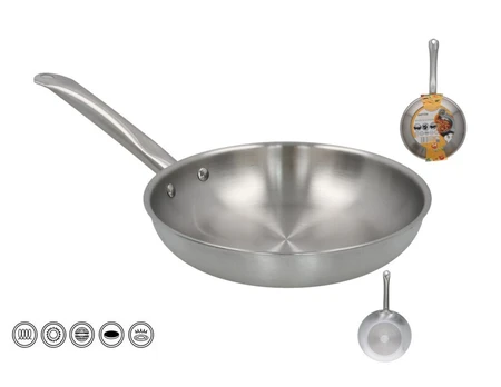 Keptuvė met/alium. 24cm 2mm indukc TAPLYS