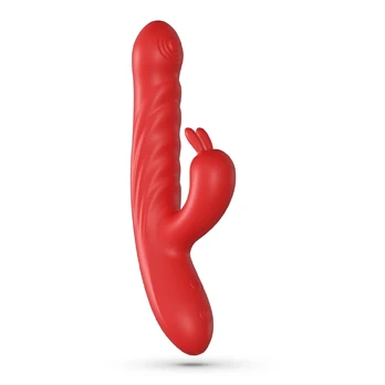 CRUSHIOUS LAPIN THRUSTING RABBIT VIBRATOR Raudonas