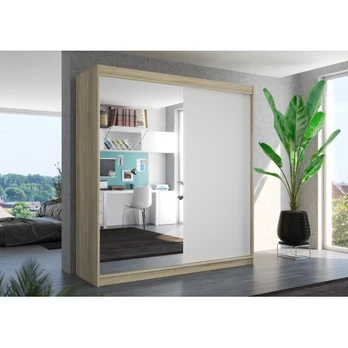 Sliding wardrobe with mirror DELLA 200