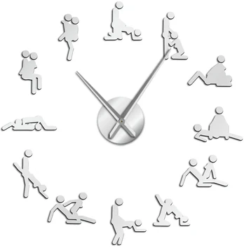 Laikrodis su sekso pozomis Kamasutra Clock