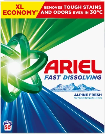 Ariel washing powder Mountain Spring 2.75kg/50PD BOX