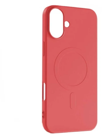 Hurtel skystas silikoninis dėklas MagSafe skirtas iPhone 16 Pro Max - raudonas