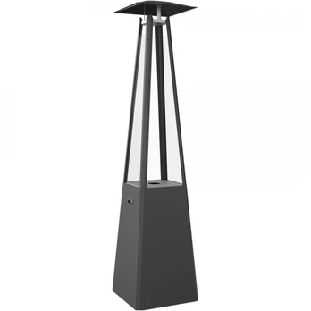 Dujinis lauko šildytuvas Kratki Umbrella Juodas