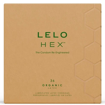 LELO - HEX ORGANIC CONDOM BOX 36 UNITS