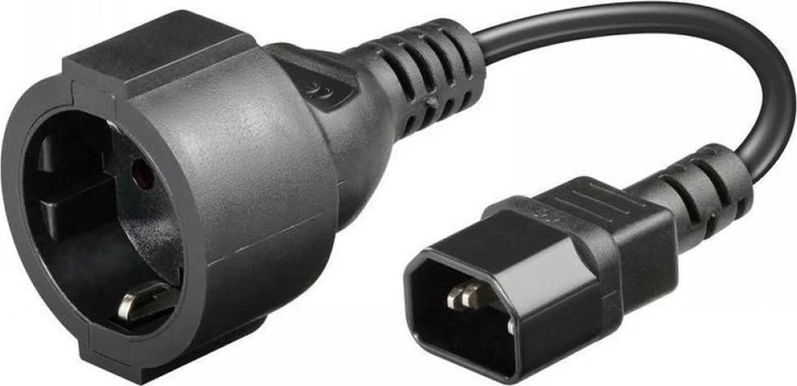 MANHATTAN maitinimo adapteris IEC320 C14 į Schuko F 23cm