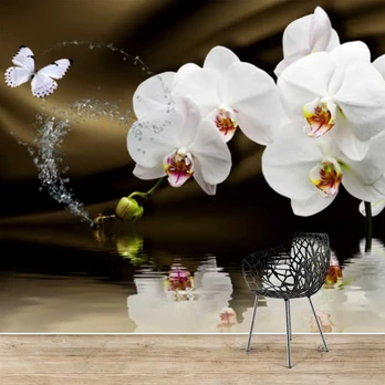Fototapetai - Orchidėjos gurkšnis