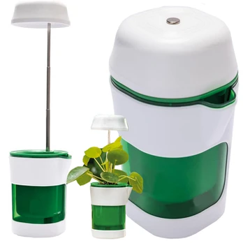 Verk Group Plant growth panel lamp 6 led 4 uv self watering pot