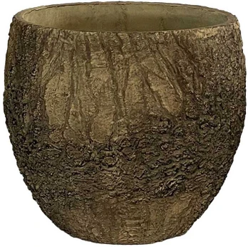 Gėlių vazonas „SUNNY OAK“, D37xH32 cm, rudas