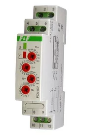 F&F Universalaus laiko relė 230V 2x8A - PCU-507