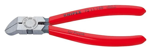 Knipex Knipex šoninės frezos, 45ST išlenktos. (7211160)