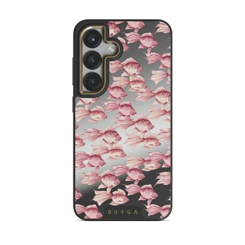 Yume - Samsung Galaxy S25 Plus Case, Elite Mirror Dark (Magnetic) / Gold