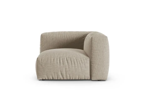 Modul Armless, "Martina", 1 Seat, 120x120x75, Light Beige