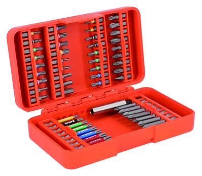 Antgalių rinkinys 1/4" 54vnt PH,PH2G,PZ,SL,Hex,TORX,