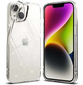 Dėklas Ringke iPhone 14 Case Air Glitter Clear