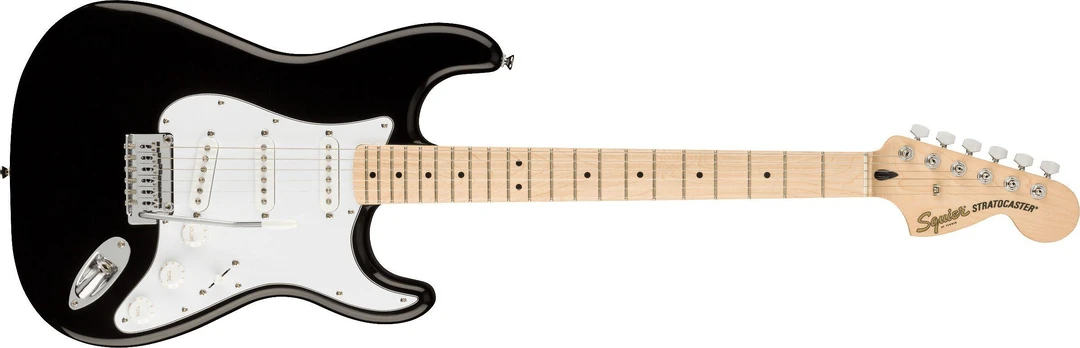 Elektrinė gitara Fender AFF STRAT MN WPG BLK