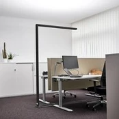 LED biuro šviestuvas "Jolinda" Sensor, reguliatorius, juodas