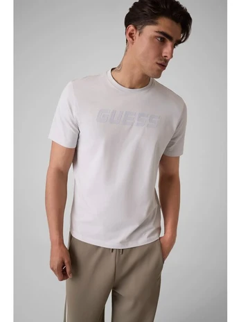 Guess Marškinėliai 183446 Pilka Classic Fit