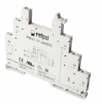 Relpol Relės RM699BV lizdas, plotis 6,2 mm PI6W-1P-115VAC/DC 856003