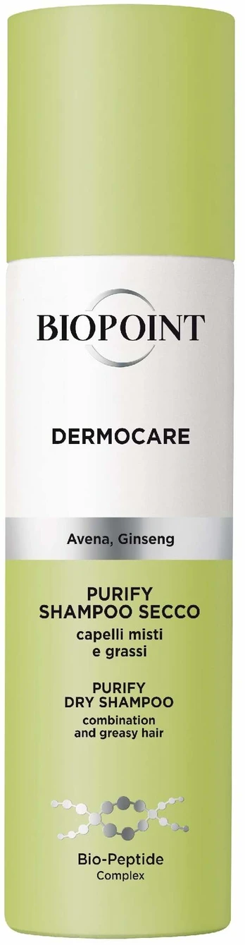 Sausas šampūnas, purškiamasis Biopoint Dermocare Purifying, 150 ml