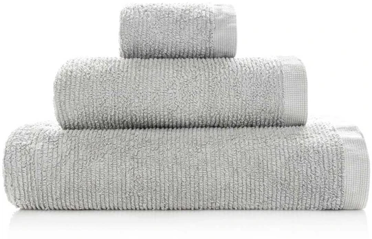 Rankšluostis RIBBON pilkos spalvos 70x140 Sorema