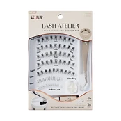 KISS Lash Atelier Design 02 False Eyelash Set Moterims kaina