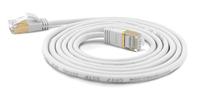 Wantec Patchkabel SSTP CAT7 Ste. CAT6a d=4mm 3,00m baltas