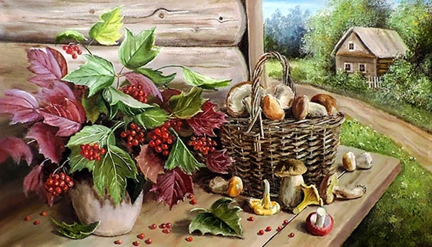 Deimantinis paveikslas A great harvest 70*40 cm WD2669