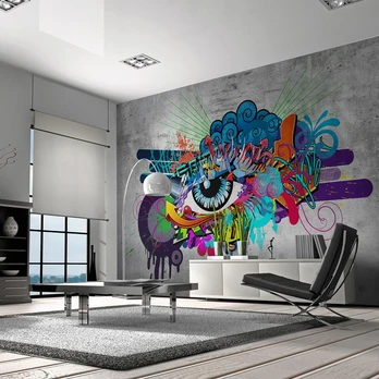 Artgeist Fototapetas - Graffiti eye
