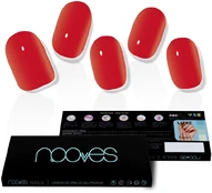 Nooves Láminas De Uñas De Gel Crimson Raudona Premium Luxe Solid Rojo 20 U kaina