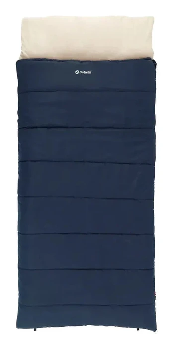 Outwell Contour Lux XL Adult Rectangular sleeping bag Polyester Blue