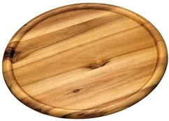 Pizza board, Ø 32 cm, Acacia wood serving tray, Kesper kaina