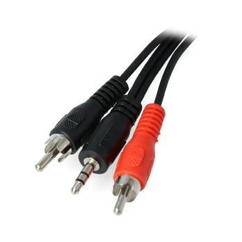 Blow AUX kabelis 3.5mm - 2 x RCA 2.5m