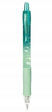 Pilot G2 Bubble gelinis rašiklis, 0.7mm, mėlynas rašalas, žalia korpusas