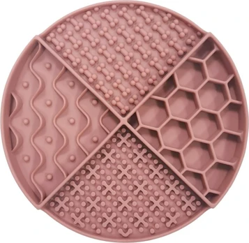 Nordic Paws - Lickmat Round - Red - 21x21cm