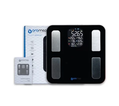 Vonios svarstyklės ORO-BLUETOOTH H SMART Juodas